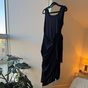 NWT CUPSHE Black Asymmetrical Dress
